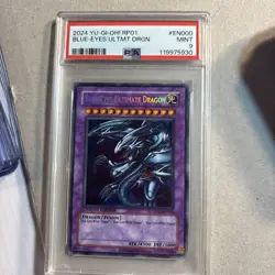 2024 Yugioh Blue-Eyes Ultimate Dragon Retro Pack PSA 9 - MINT - Image 1