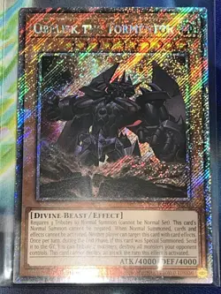 Yugioh! 1x Obelisk the Tormentor RA03-EN230 Platinum Secret Rare 1st Ed NM - Image 1