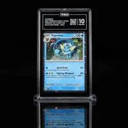 TAG 10 Vaporeon 168 Sv: Scarlet & Violet Promo Cards Holo - Image 1