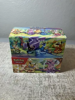 EMPTY Pokemon Prismatic Evolutions Mini Tin Display - No Coins or Display Cards - Image 1