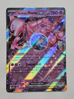 Team Rocket's Mewtwo ex 205 Sv: Scarlet & Violet Promo Cards Holo - Image 1
