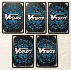 Lot of 5 Japanese Cardfight!! Vanguard RR Card Set - Image 2