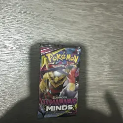 Pokemon TCG: Sun and Moon Unified Minds Booster Pack - 10 Cards | SEALED | NEW - Image 1