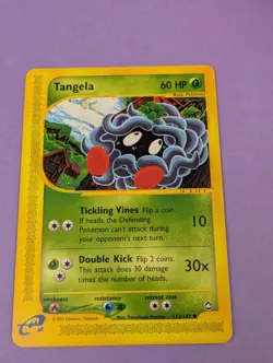 Tangela - 112/147 - Common Aquapolis - Pokemon Card - NM - Image 1