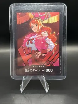 DON!! Nami EB03 Japanese ONE PIECE Card Heroines Edition US SELLER - Image 1