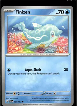 Pokemon Finizen 059/167 Twilight Masquerade Non Holo Common 5 Card Lot - Image 1