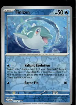 Pokemon Finizen 060/197 Obsidian Flames Reverse Holo Common 5 Card Lot - Image 1