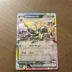 Umbreon ex 060/131 Prismatic Evolutions Ultra Rare 2025 Pokemon Card - Image 1