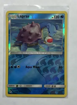 Lapras - 17/68 - Reverse Holo Rare - Hidden Fates - Pokemon Card MINT - Image 1