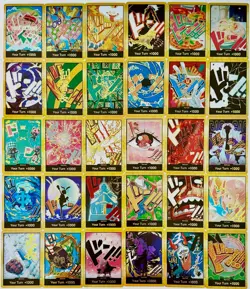 One Piece PROXY Gold DON!! PRB02 FULL 30 Card Set- English- High Quality Texture - Image 1
