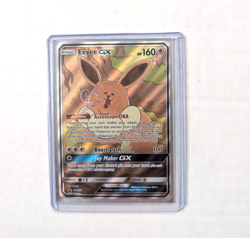 Eevee GX SM233 LP Pokemon TCG Card Full Art Black Star Promo Sun & Moon - Image 1