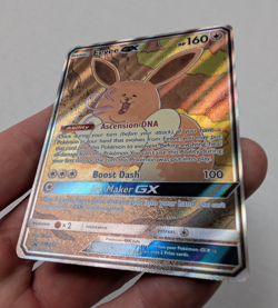 Eevee GX SM233 LP Pokemon TCG Card Full Art Black Star Promo Sun & Moon - Image 3
