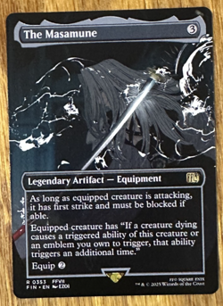 MTG Final Fantasy, The Masamune - Borderless - Image 1
