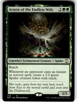 Magic: The Gathering Arasta of the Endless Web Rare Regular MTG - Image 1