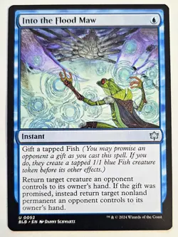 MTG Bloomburrow - Into the Flood Maw - NM - Pack Fresh - BLB #52 Regular - Image 1