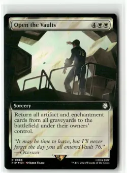 Open the Vaults Extended Art Surge FOIL - Fallout MTG NM - Image 1