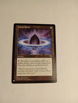 Lotus Petal, MTG from Mystery Booster 2019 aka "The List" NM/M - Image 1
