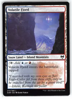 Volatile Fjord *Common* Magic MtG x1 Kaldheim - Image 1