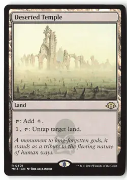Deserted Temple - Modern Horizons 3 (301) - MTG - Image 1