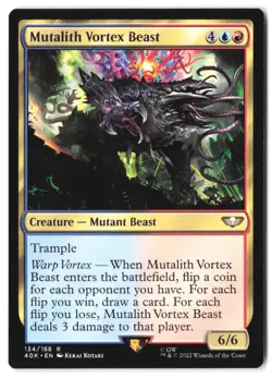 Mutalith Vortex Beast 134 MTG 40K NM - Image 1