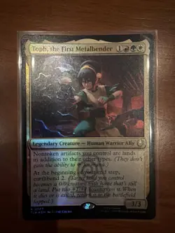 Foil Toph, the First Metalbender Avatar: The Last Airbender Magic The Gathering - Image 1