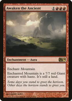 1 x Awaken the Ancient - M14 - LP - Magic The Gathering - MTG - Image 1
