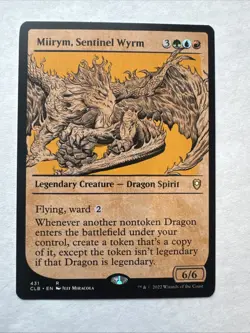 MTG - Battle for Baldur's Gate - Miirym, Sentinel Wyrm - Showcase - Image 1