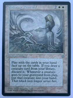 ENDURING RENEWAL - MAGIC THE GATHERING - ICE AGE - RARE - Image 1