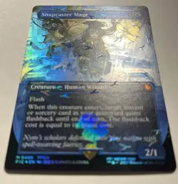 MtG Chocobo Track Foil Borderless Snapcaster Mage FIC Final Fantasy Magic - Image 2