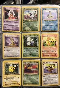 Huge Vintage Pokemon 87 Cards lot WOTC Holos~Base~Shadowless~ 1st Ed~Rares NM ?? - Image 1