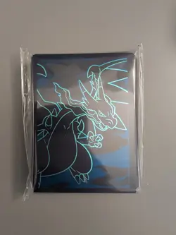 Charizard Card 65 Sleeves (New & Sealed) - Pokemon - Phantasmal Flames ETB - Image 1