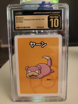 Slowpoke Pokemon Playing Cards 2019 JPN Japanese Old Maid CGC prestine 10 - Image 1