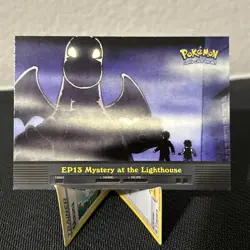 EP13 Mystery at the Lighthouse - TV Animation Edition - Pokemon Topps Card - Image 1