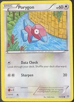 Porygon 64/98 XY - Ancient Origins Regular - Pokemon Card - Image 1