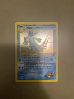 Misty's Golduck 12/132 Gym Challenge Rare Holo Pokemon Card - Image 3