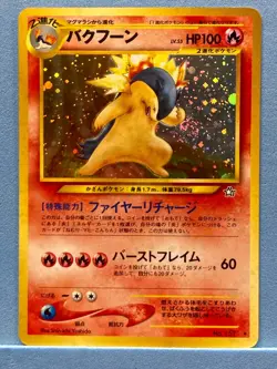 Pokemon card Japanese NEO Typhlosion 60+ Correct and 60 error version Holo Rare - Image 4