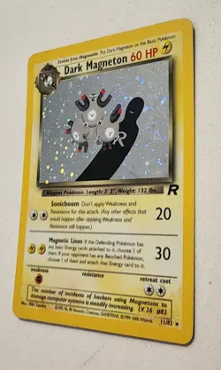 Dark Magneton 11/82 Pokemon Team Rocket 1st Edition Holo Rare Card - Image 1