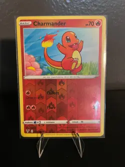 Charmander 023/185 Vivid Voltage Reverse Cosmos Holo - Pokemon Card - NM/Common - Image 1