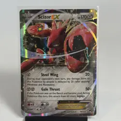 Scizor EX 76/122 XY BREAKpoint Pokemon TCG NM Card 2016 - Image 1