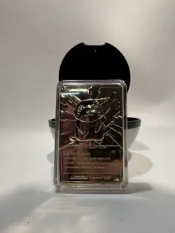 Burger King Pokemon 1999 Pikachu 23k Gold Plated Card Sealed In Pokeball - Image 3