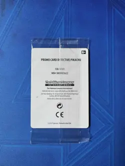 Detective Pikachu - (Stamped) SM190 Holo Promo Card (New/Sealed) - Image 2