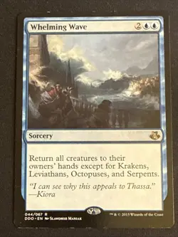 1x Whelming Wave (44) Duel Deck Elspeth vs. Kiora LP MTG Magic x1 MKE - Image 1