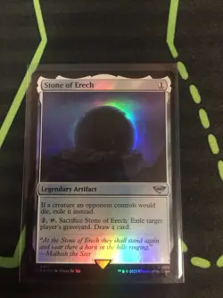 MTG Magic The Gathering Stone Of Erech Foil Artifact LOTR Commander - Image 1