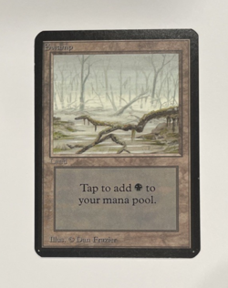 Swamp (A) Alpha Edition NM MTG Magic: The gathering - Image 1