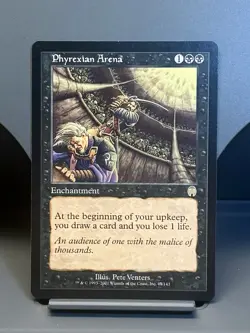 1x Phyrexian Arena NM English Apocalypse MTG Magic The Gathering Black - Image 1