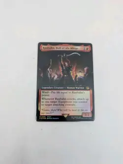 Raubahn, Bull of Ala Mhigo (#465) (Extended Art) MTG MAGIC LEGENDARY FOIL RARE - Image 1