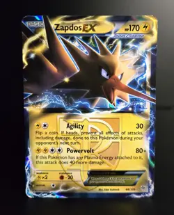 Pokemon TCG - ZAPDOS EX - 48/135 - HOLO - RARE - BW PLASMA STORM (2012) - MP - Image 1