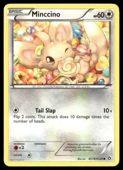 Pokemon Tcg Minccino #RC18 Pokemon Legendary Treasures LP - Image 1