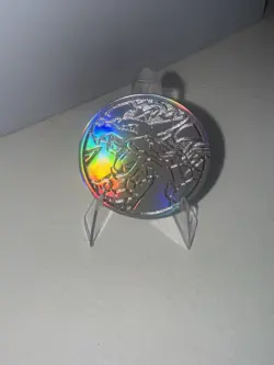 Mega Charizard X EX UPC Ultra Premium Collection Silver Metal Coin 2025 Pokemon - Image 1
