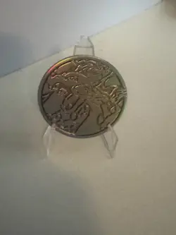 Mega Charizard X EX UPC Ultra Premium Collection Silver Metal Coin 2025 Pokemon - Image 3